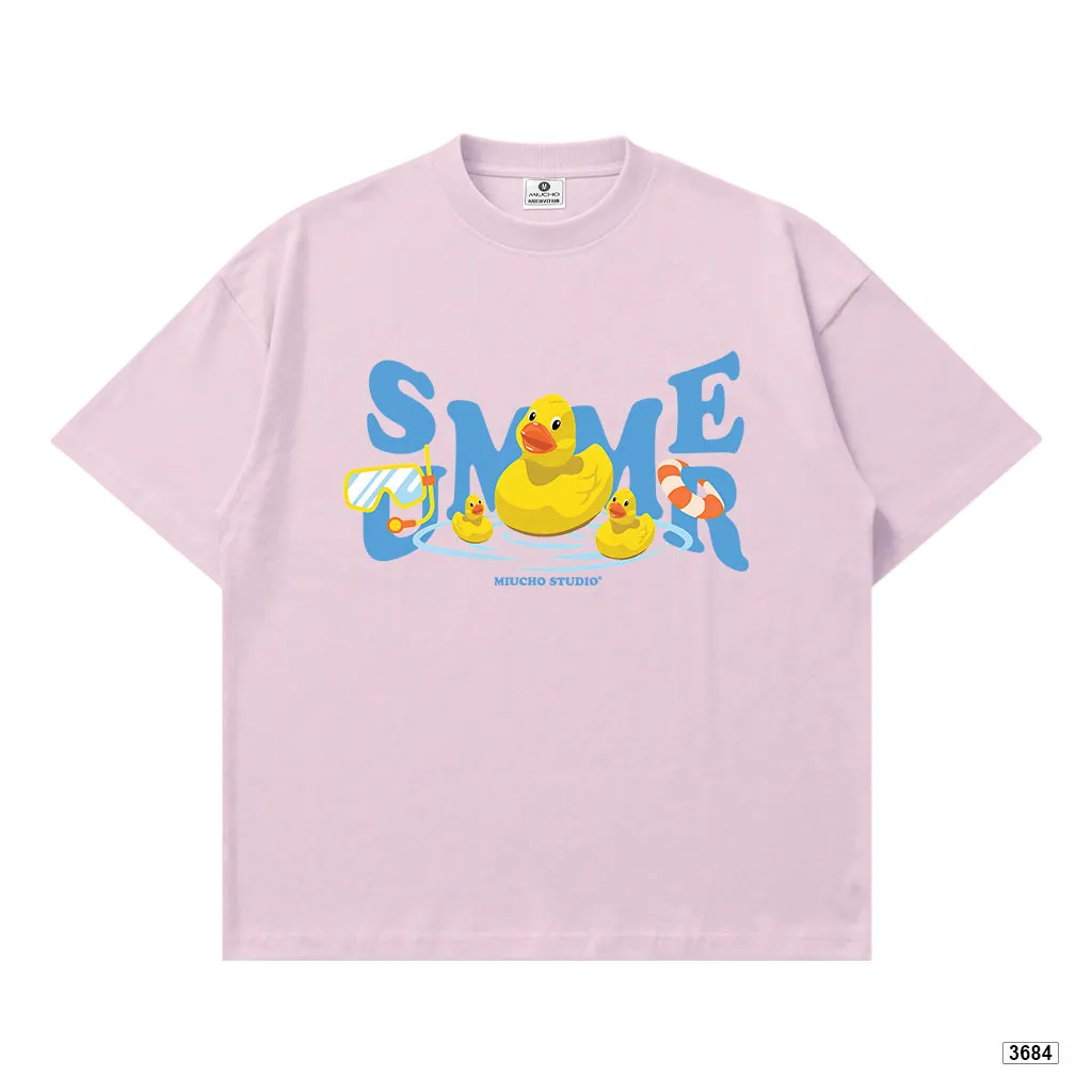 Áo thun boxy nam nữ phong cách mùa hè Miucho 3684_thumbnail_18