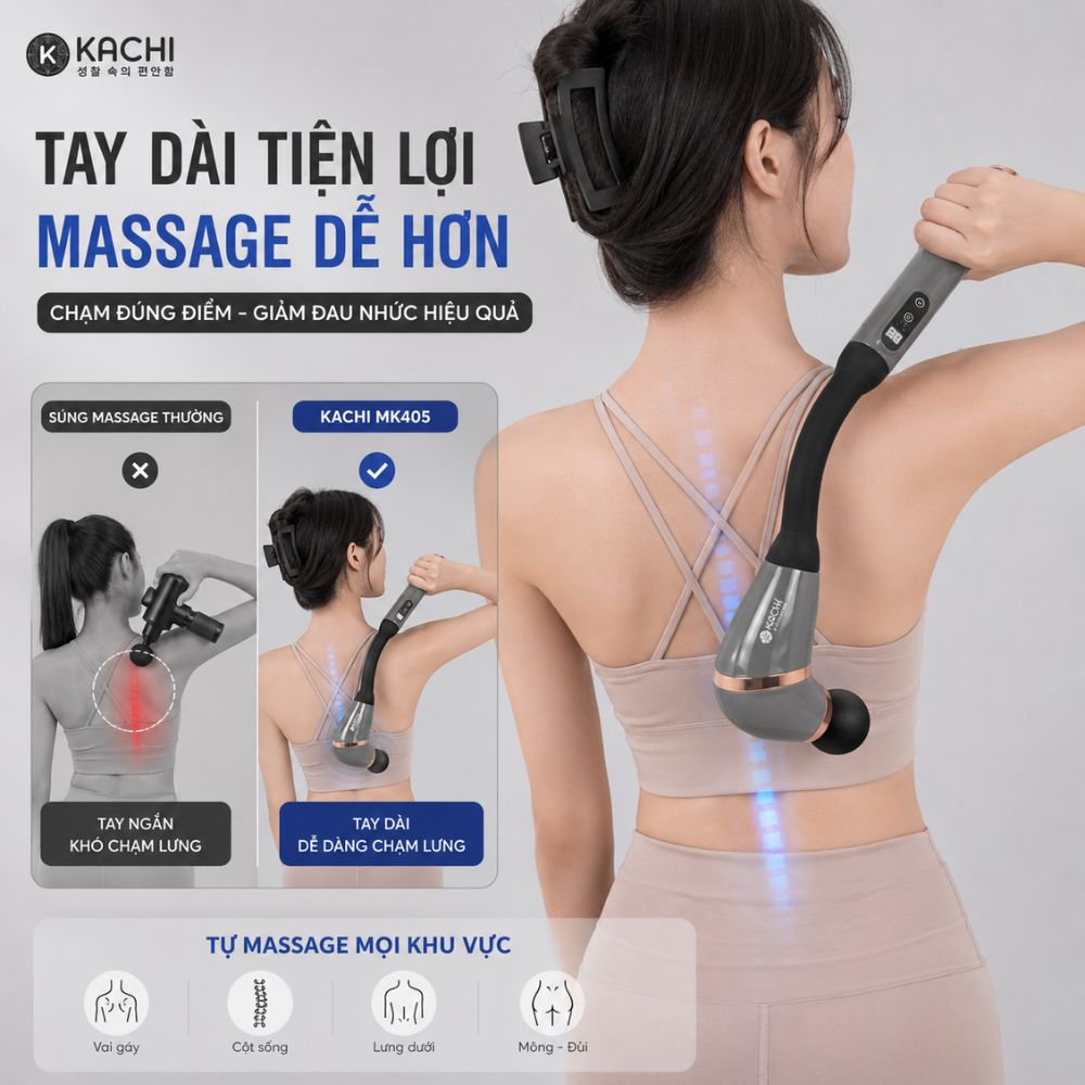 Máy massage dạng búa Kachi MK405