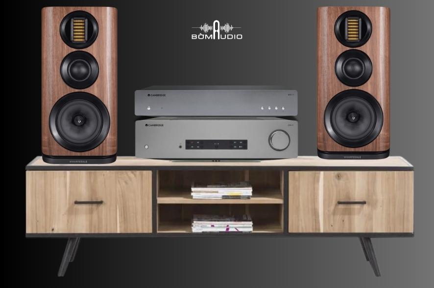 COMBO AMPLY CAMBRIDGE CXA81 + CAMBRIDGE AXN 10 + WHARFEDAL EVO 4.2 - B25