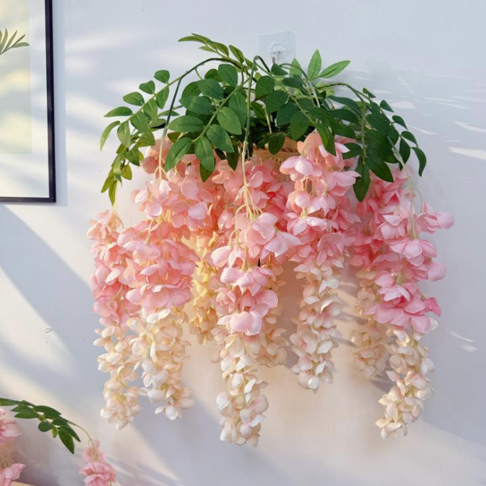 Giỏ Hoa Lụa Tử Đằng Decor Nhà_thumbnail_5