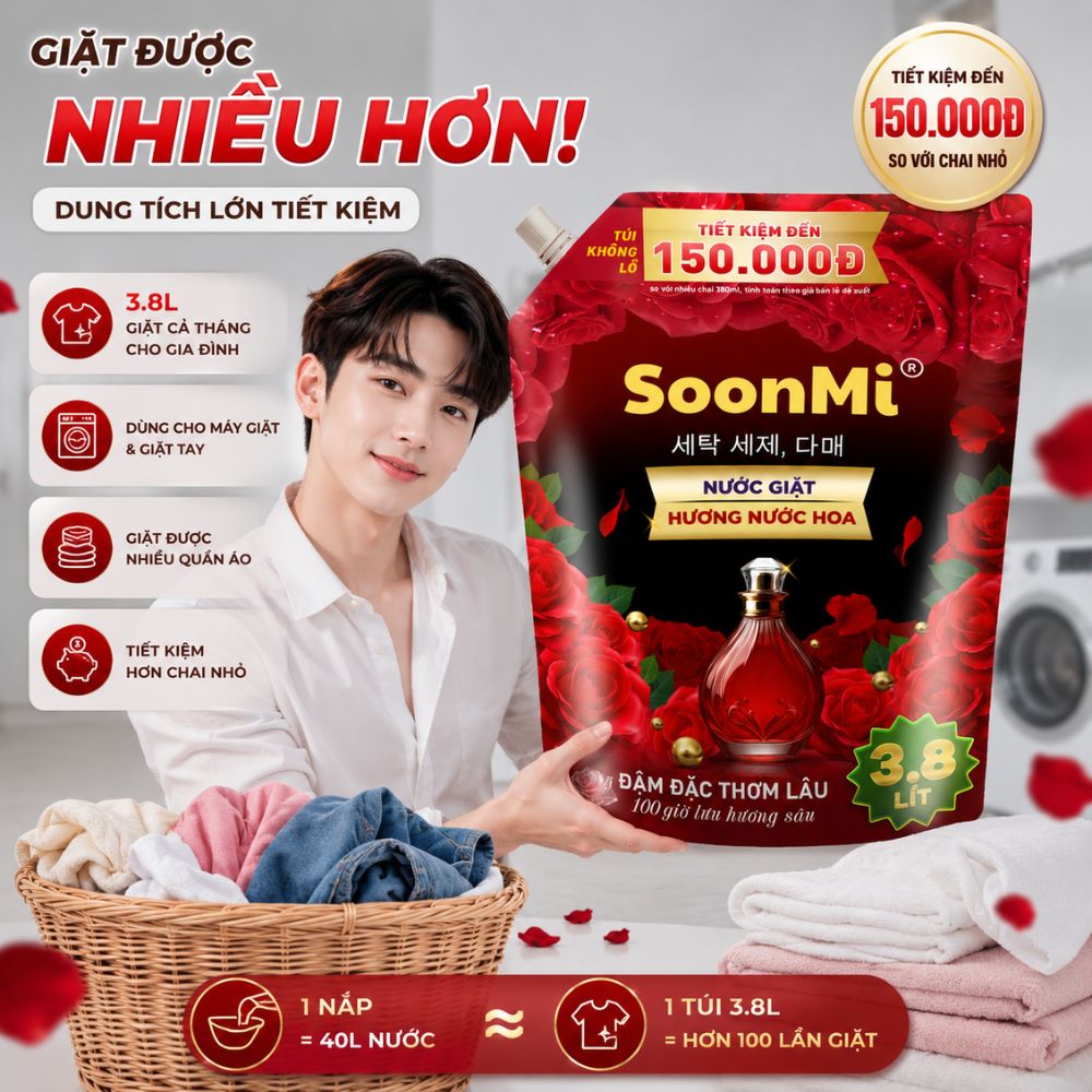 Nước giặt hương nước hoa Soonmi 3.8L_thumbnail_7