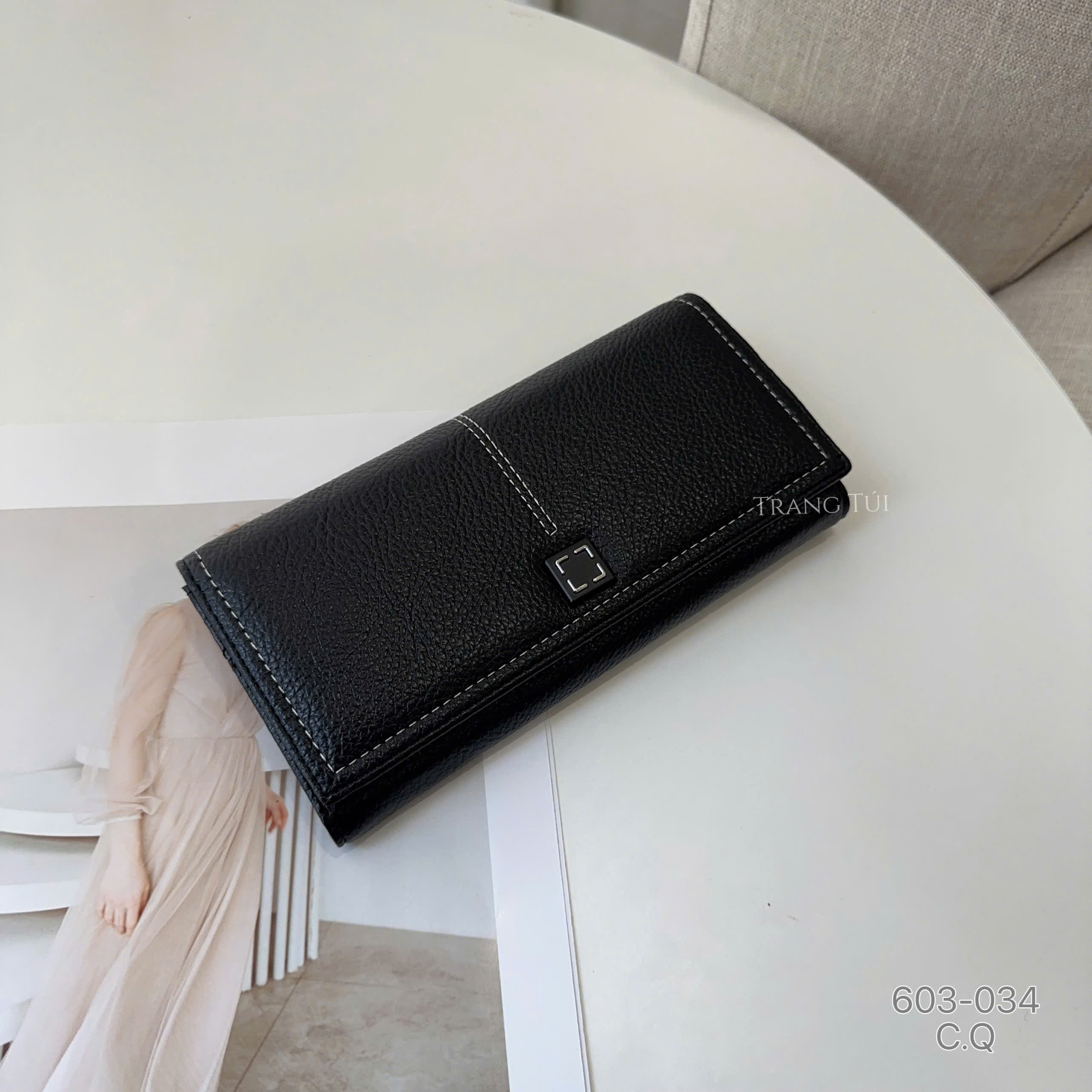 Ví dài trần chỉ TA8603-034