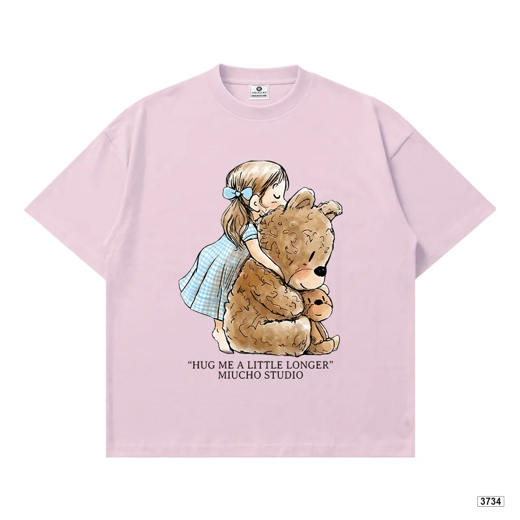 Áo thun boxy nữ phong cách dễ thương hoạt hình gấu Miucho 3734_thumbnail_18