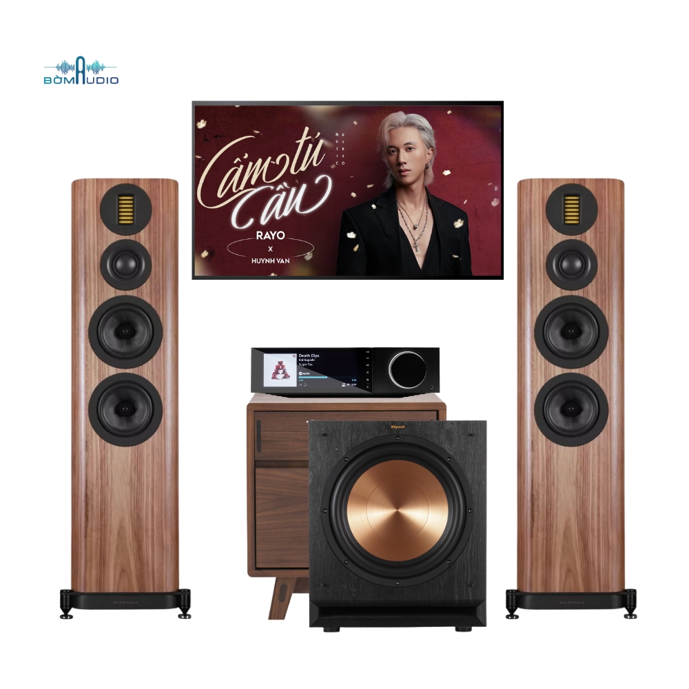 Combo Amply CAMBRIDGE AUDIO EVO 150 + Loa Cột WHARFEDALE EVO 5.4 + Loa Subwoofer KLIPSCH SPL-120  – CK6_thumbnail_0