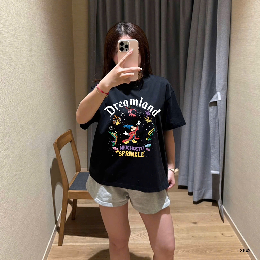 Áo thun boxy nữ Dreamland Miucho 3642_thumbnail_6