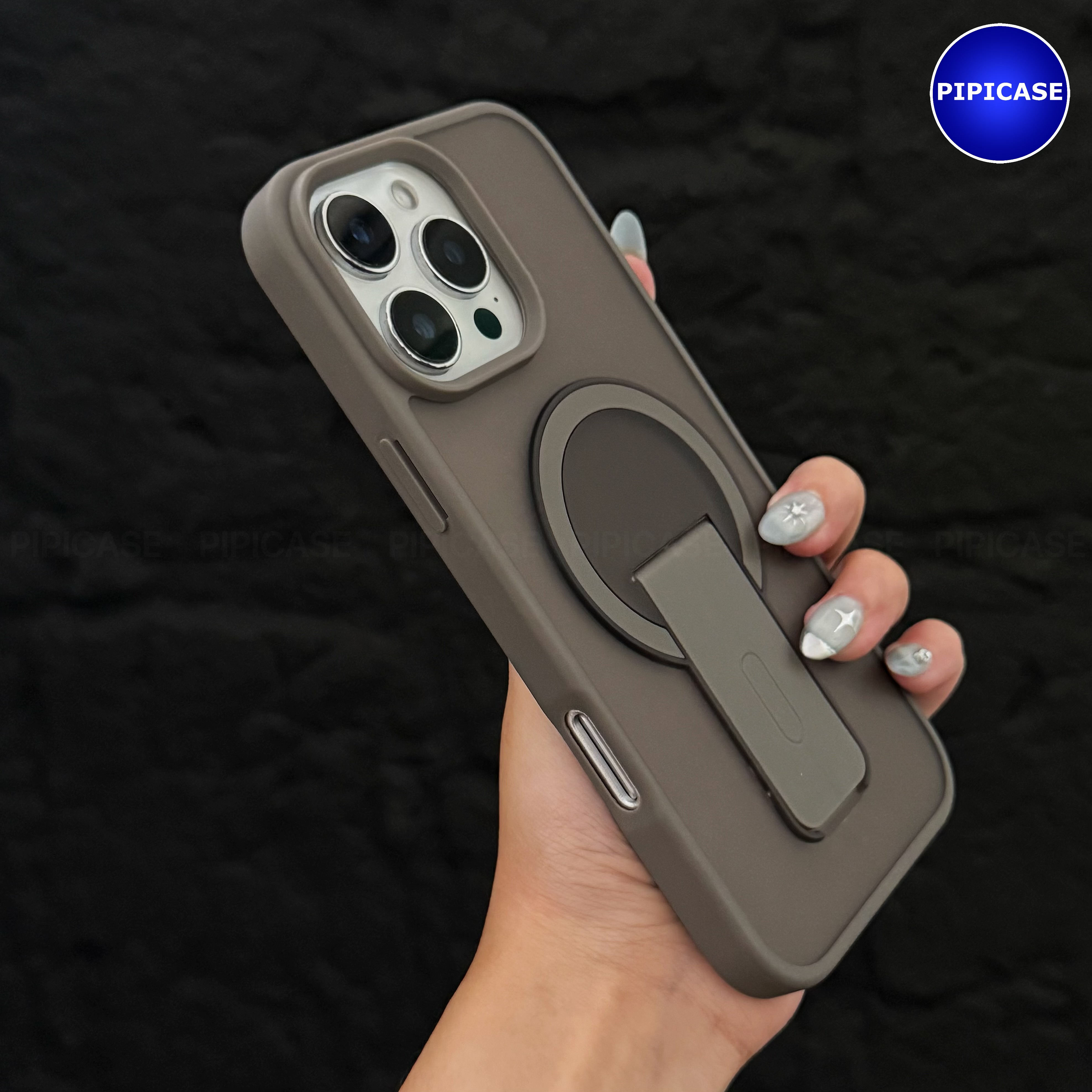 Ốp Lưng iPhone 16 Pro Max - Quin - Xám_thumbnail_6