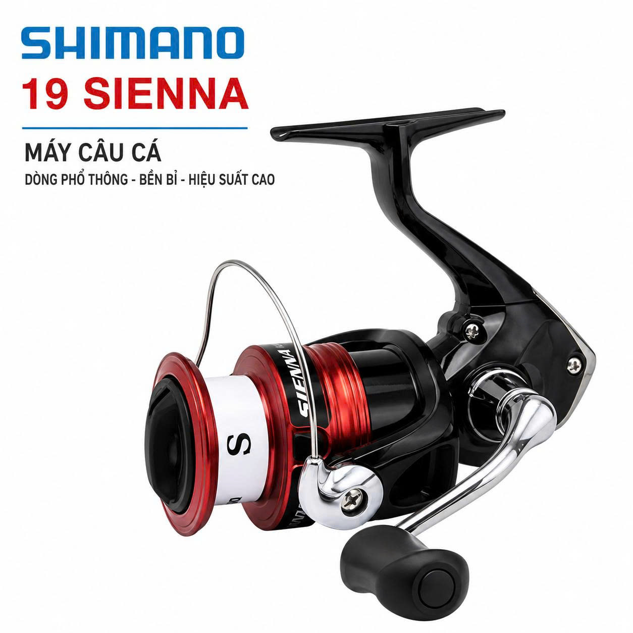 Máy Câu Đứng Shimano Sienna FG Chính Hãng – Quay Mượt, Bền Bỉ, Giá Tốt Cho Người Mới