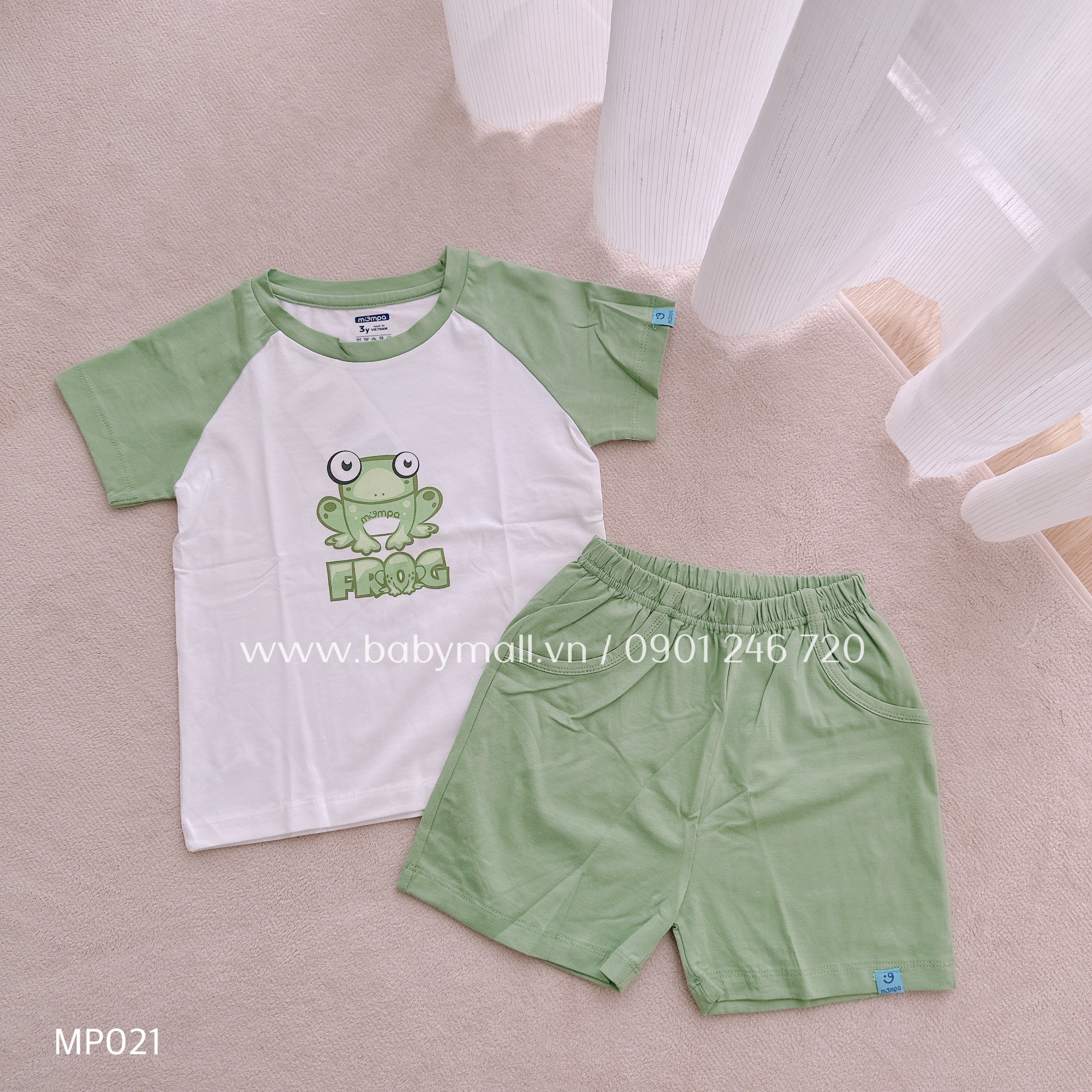 SALE - Bộ Kids cộc ẾCH Mompa