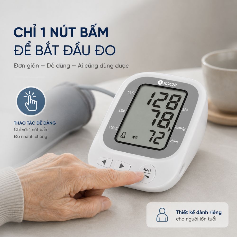 Máy đo huyết áp bắp tay Kachi JN-163B MK | Trợ lý AI đọc kết quả tiếng Việt | Hỗ trợ người cao tuổi mắt kém_thumbnail_4