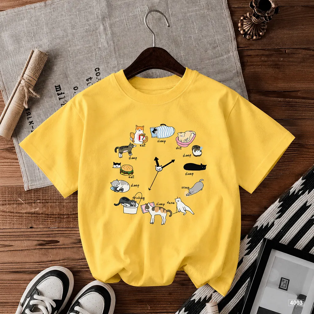 Áo thun trẻ em Cats Time đáng yêu Kado 4003_thumbnail_6