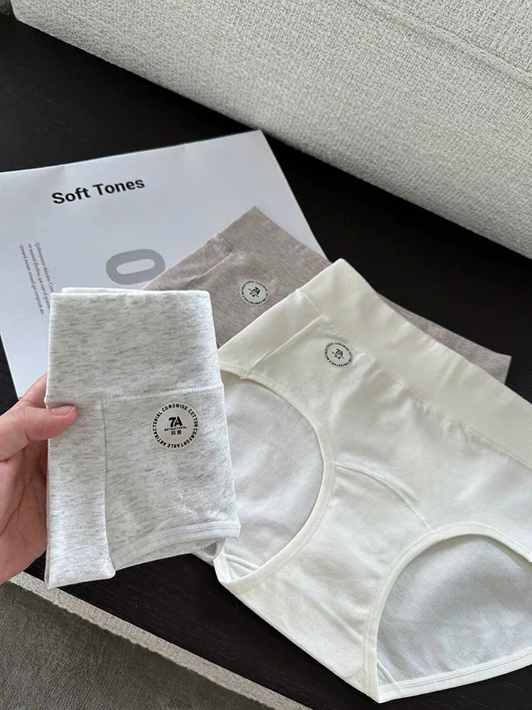 Quần lót cotton cạp cao siết eo