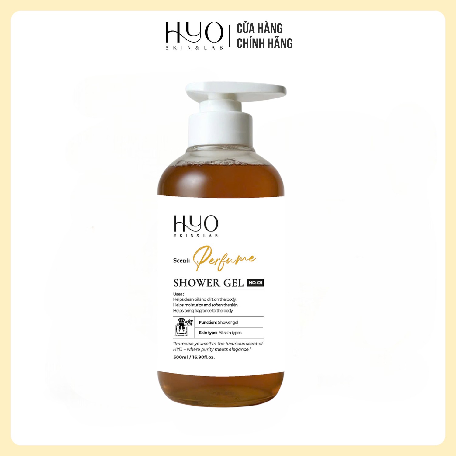 [A125] PERFUME SHOWER GEL 500ML - HYO SKIN & LAB_thumbnail_2