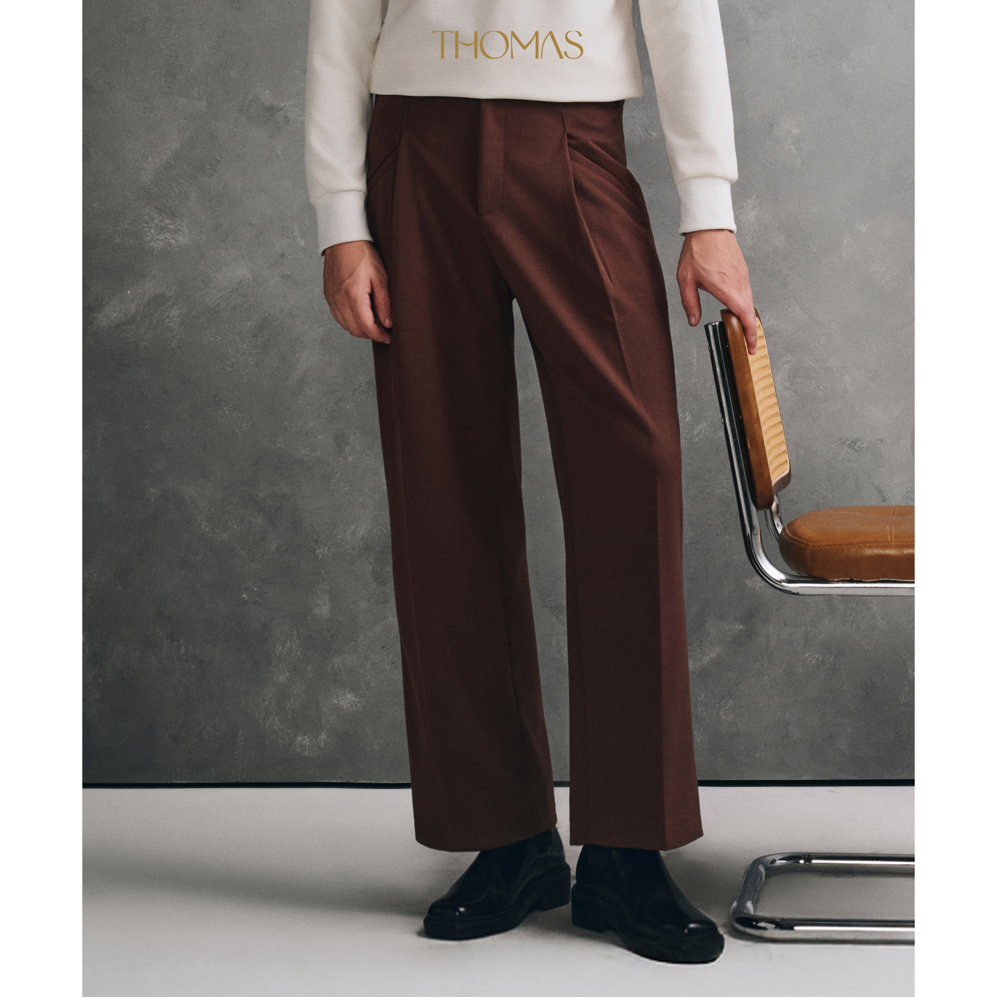 Quần Dài  Sweet trousers Vải Dạ Form Straight