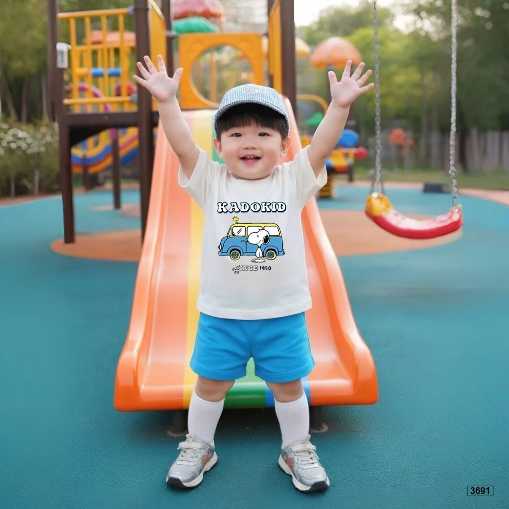Áo thun trẻ em chất thoáng mát BST Snoopii đáng yêu Kado 3691_thumbnail_2