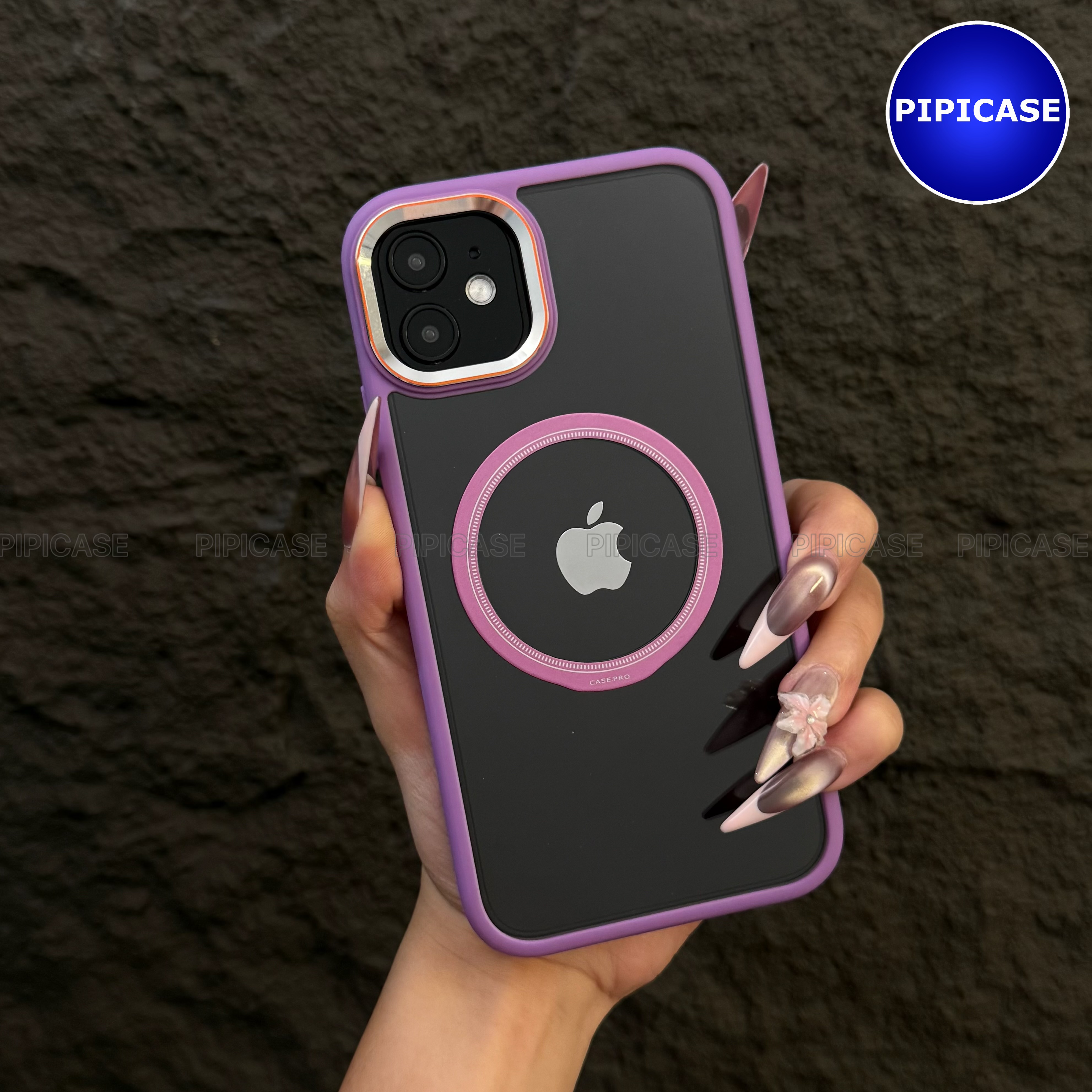 Ốp Lưng iPhone 12 - Wigu - Tím