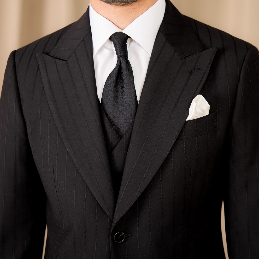 Bộ Suit Birmingham Đen Sọc Ẩn 3 Mảnh_thumbnail_7