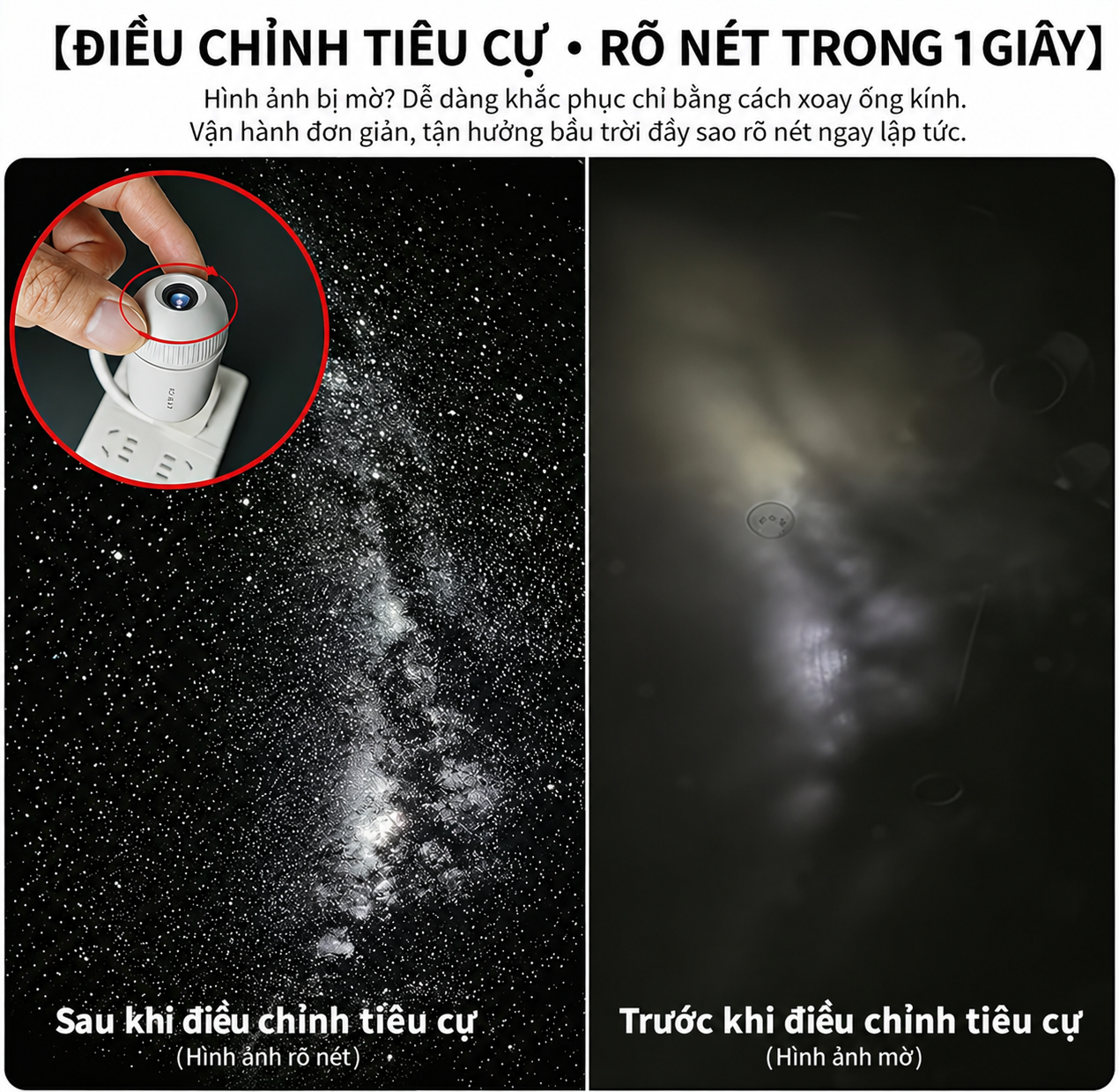 Đèn Bầu Trời Galaxy 008 