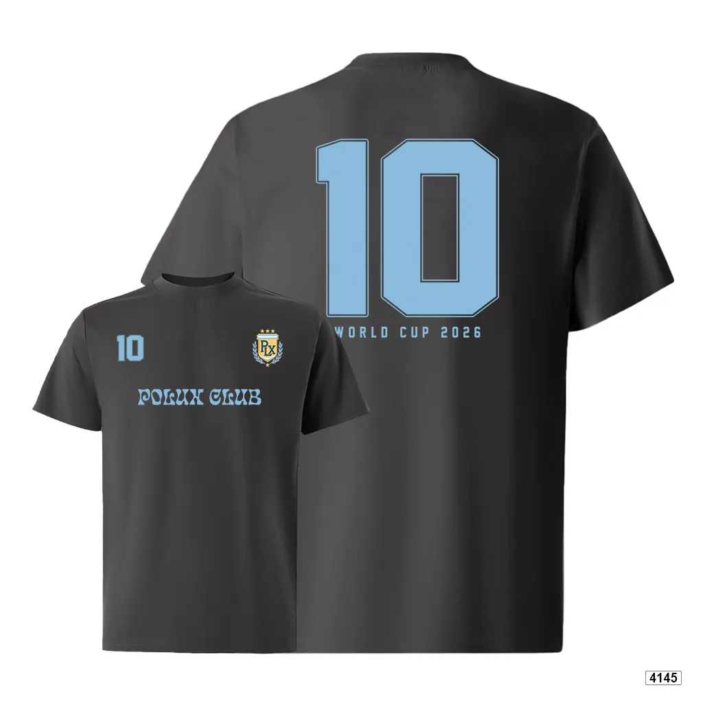 Áo thun nam form rộng phong cách varsity số 10 cổ điển Polux Club 4145_thumbnail_12