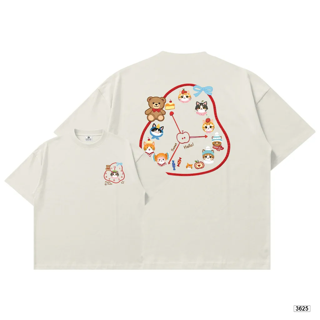 Áo thun nữ form boxy thiết kế hoạt hình thú cưng đáng yêu Miucho 3625_thumbnail_11