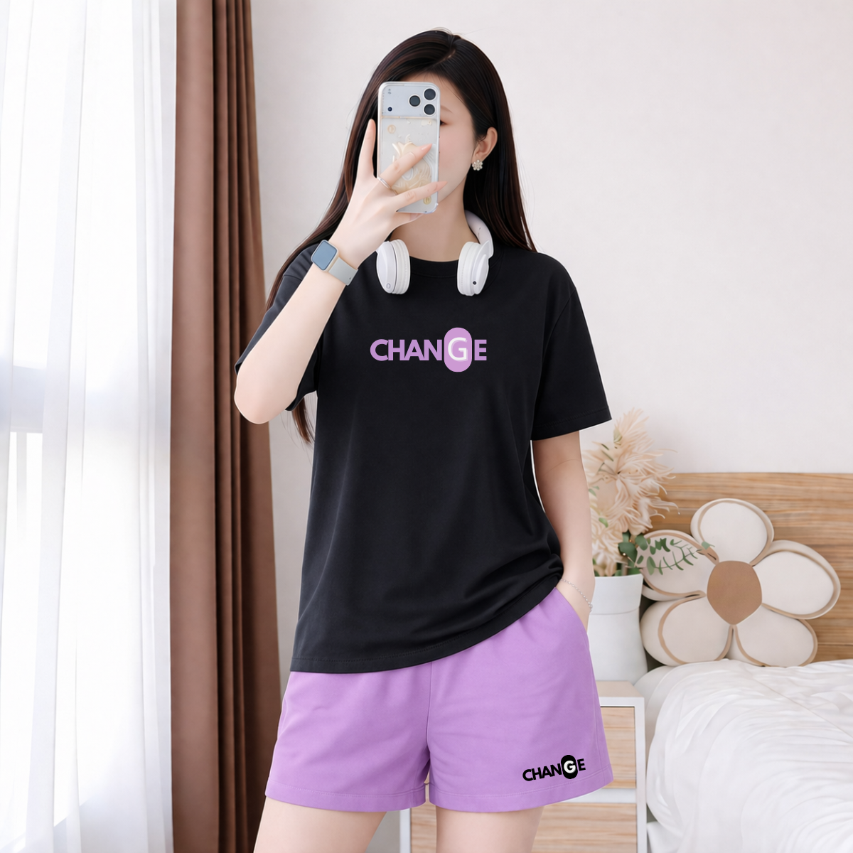 Set đồ nữ LOZA 'Change' nhiều màu sắc - Đồ bộ nữ  form rộng chất liệu thun cotton 4 chiều - BP14_thumbnail_5