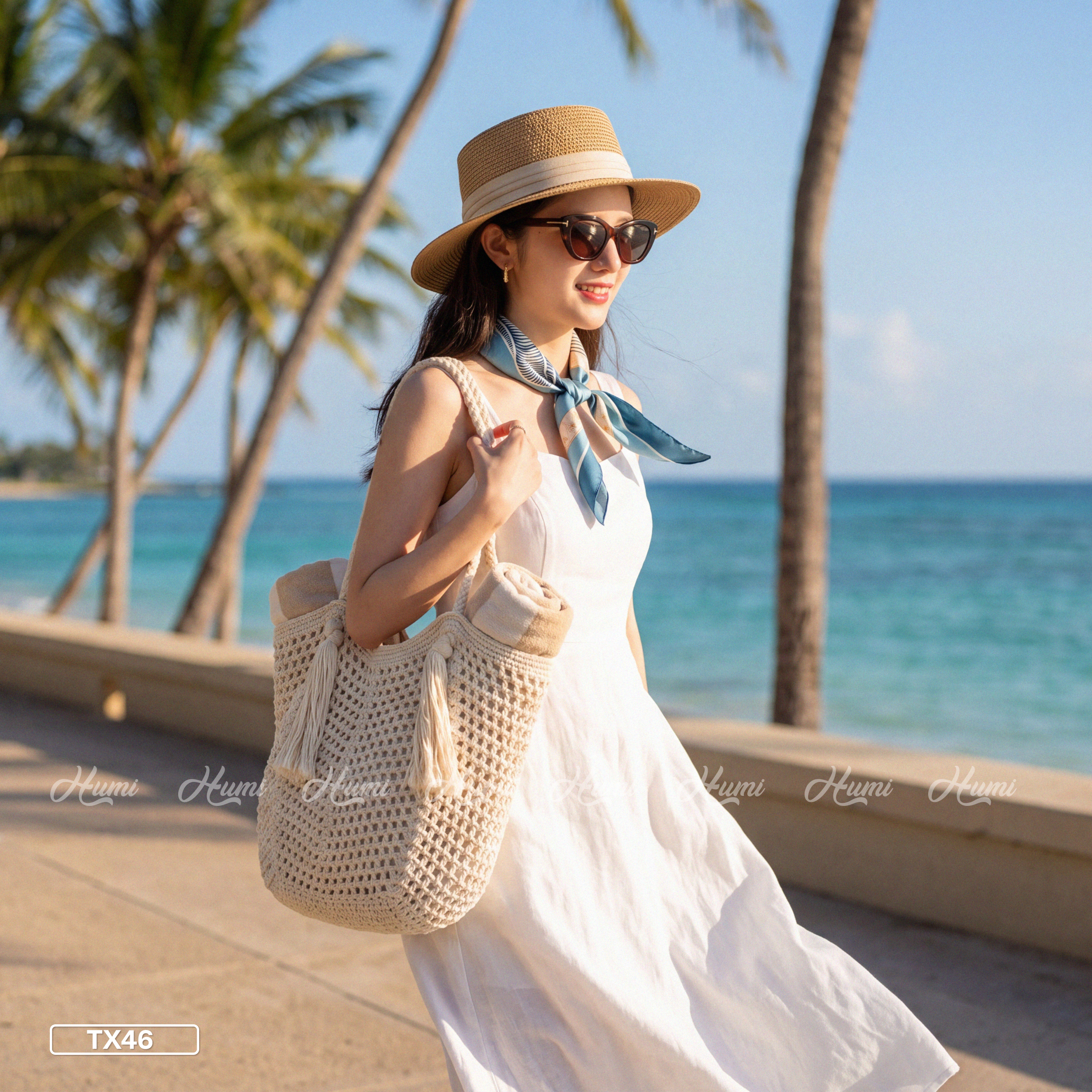 TÚI TOTE ĐEO VAI PHONG CÁCH CASUAL (TX46-07 BE)_thumbnail_6
