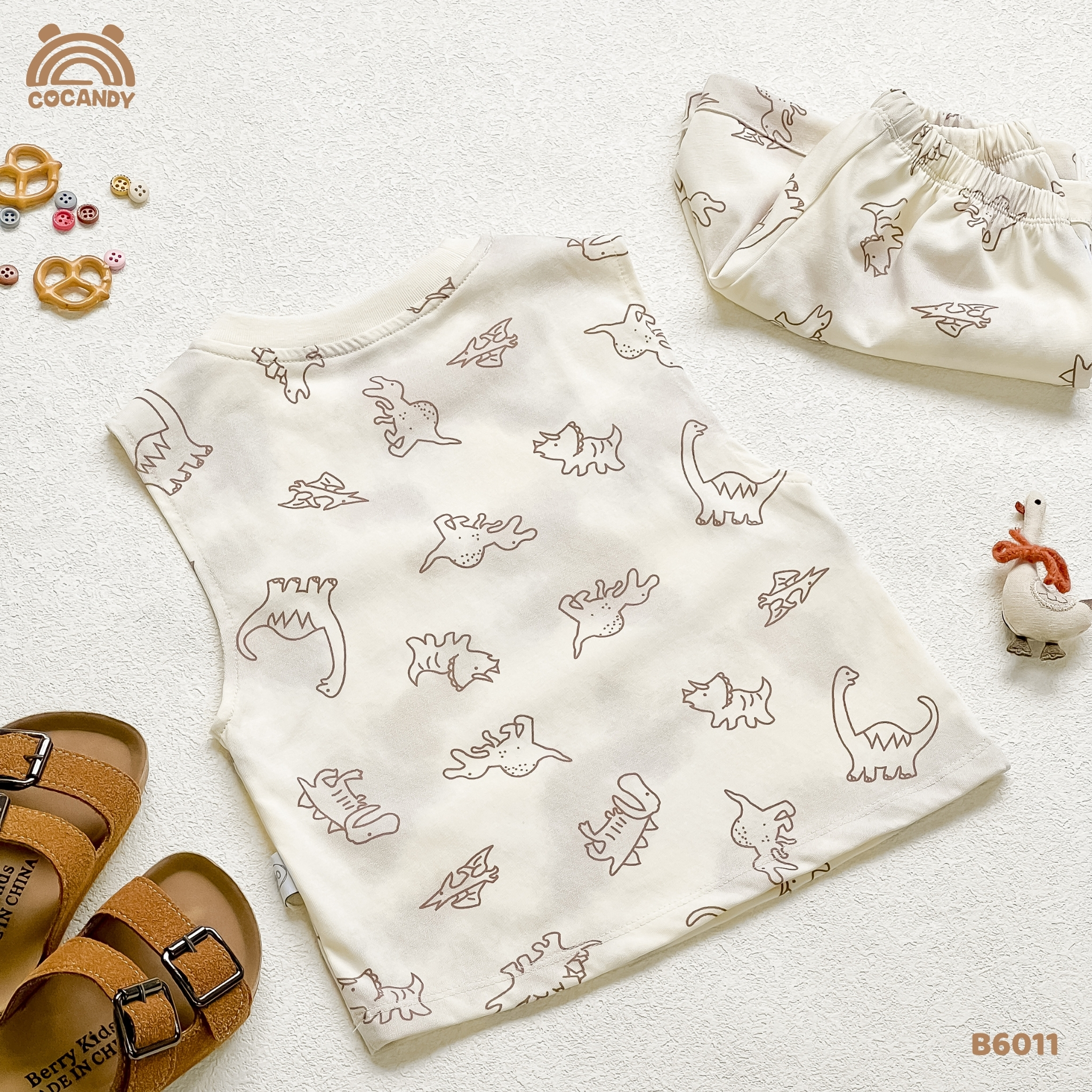 Bộ sát nách cotton BE hình khủng long_thumbnail_4