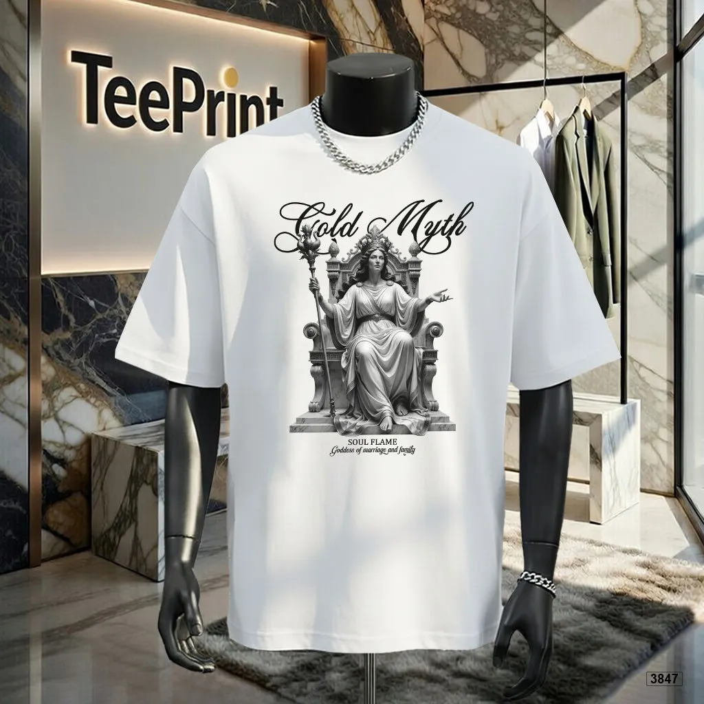 Áo thun nam form rộng phong cách gothic streetwear TeePrint 3847