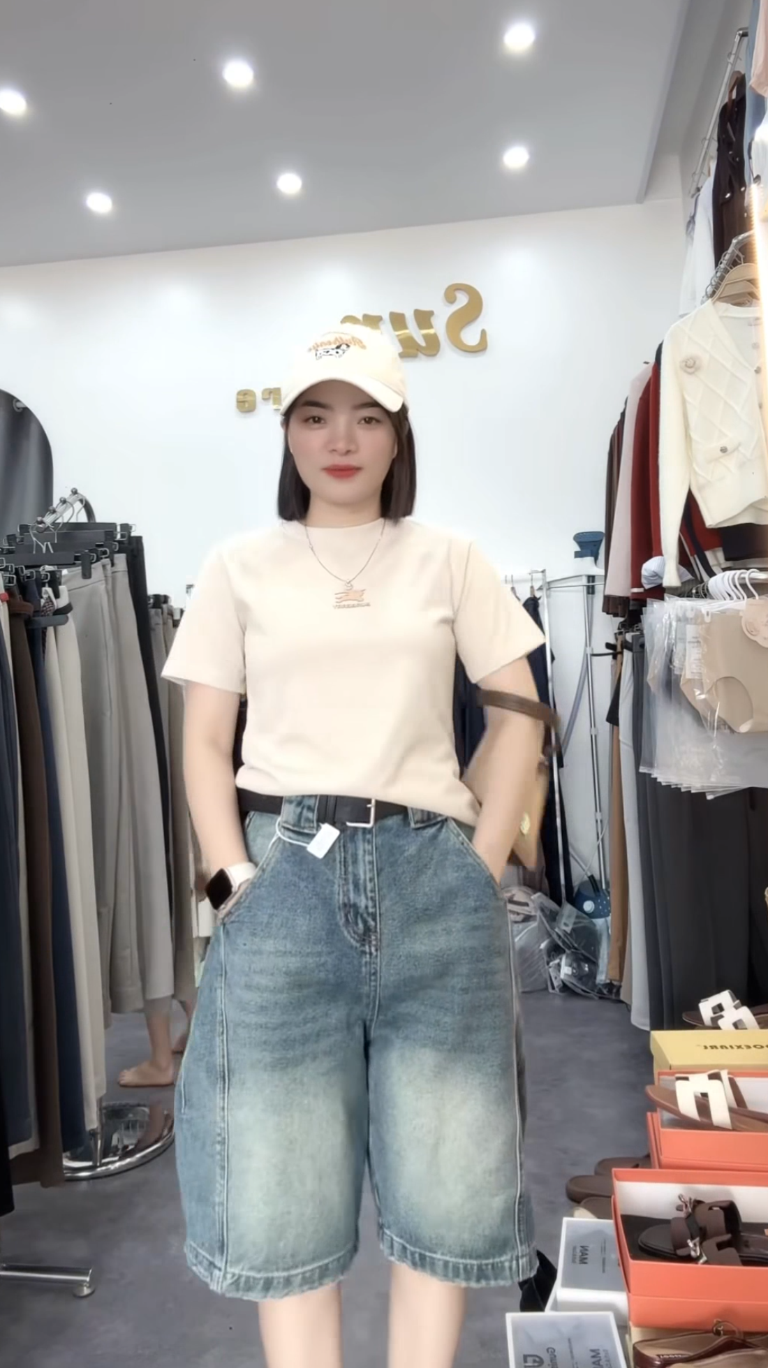 Quần short jean 1179