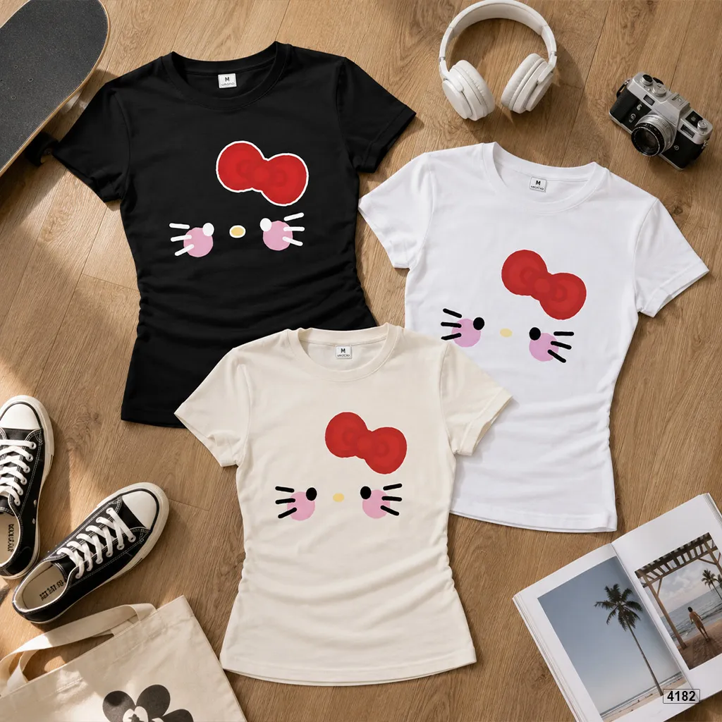 Áo baby tee ôm body Kittie dễ thương Beezy 4182_thumbnail_7