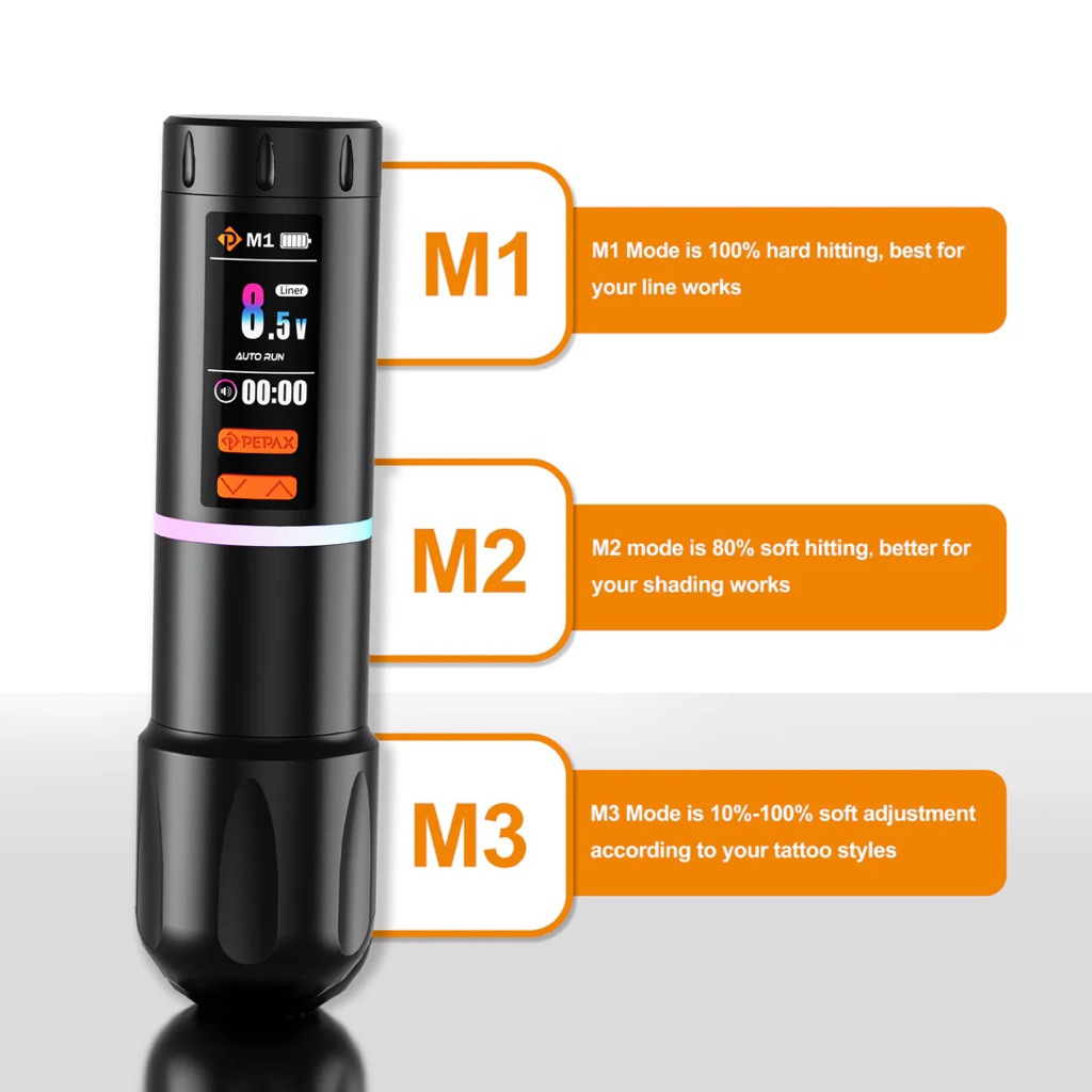 Máy xăm Pepax Leve H3 Wireless Pen Machine (Stroke 4.2mm) - Đập Hộp 🗃️_thumbnail_3
