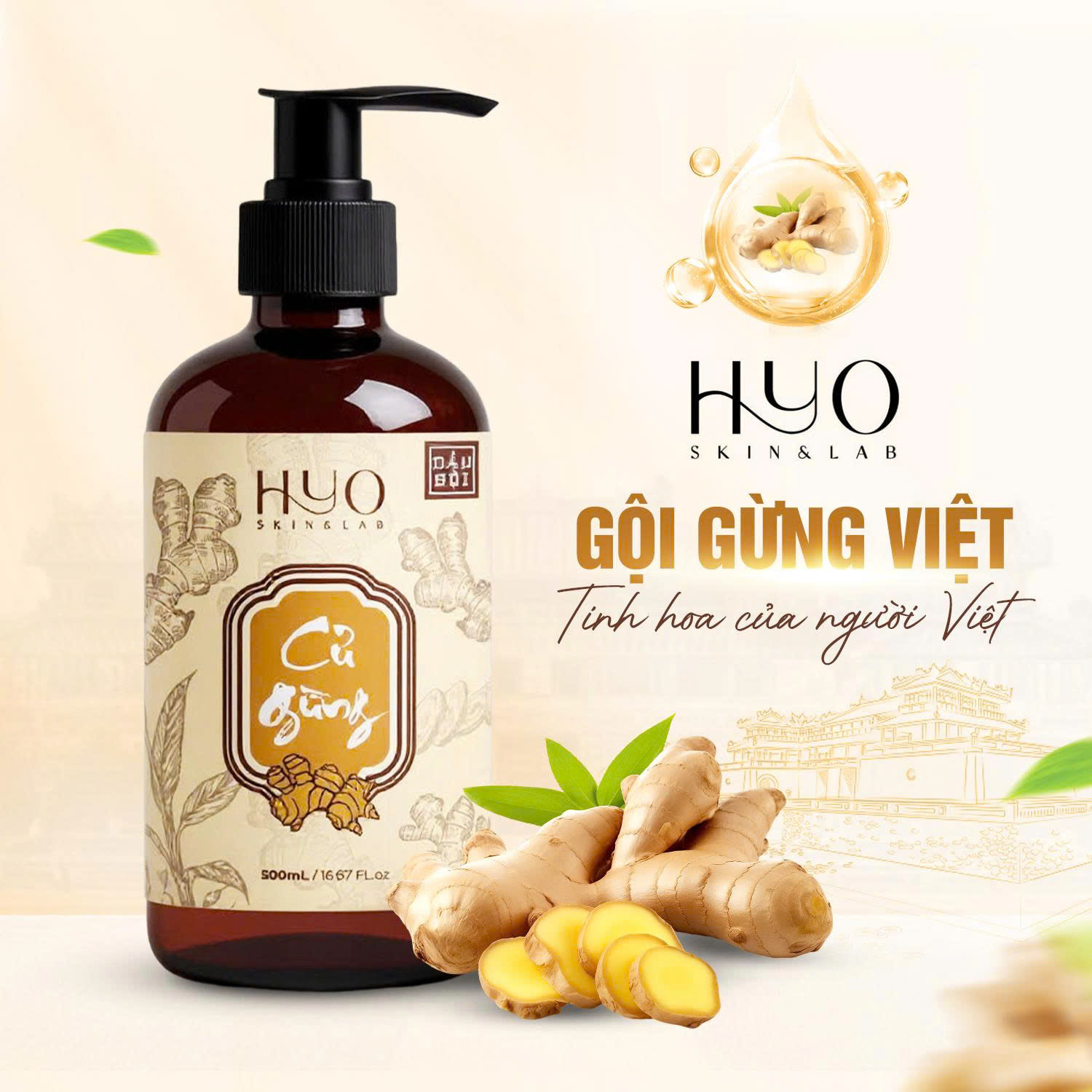 [A86] DẦU GỘI GỪNG 500ML - HYO SKIN & LAB_thumbnail_2