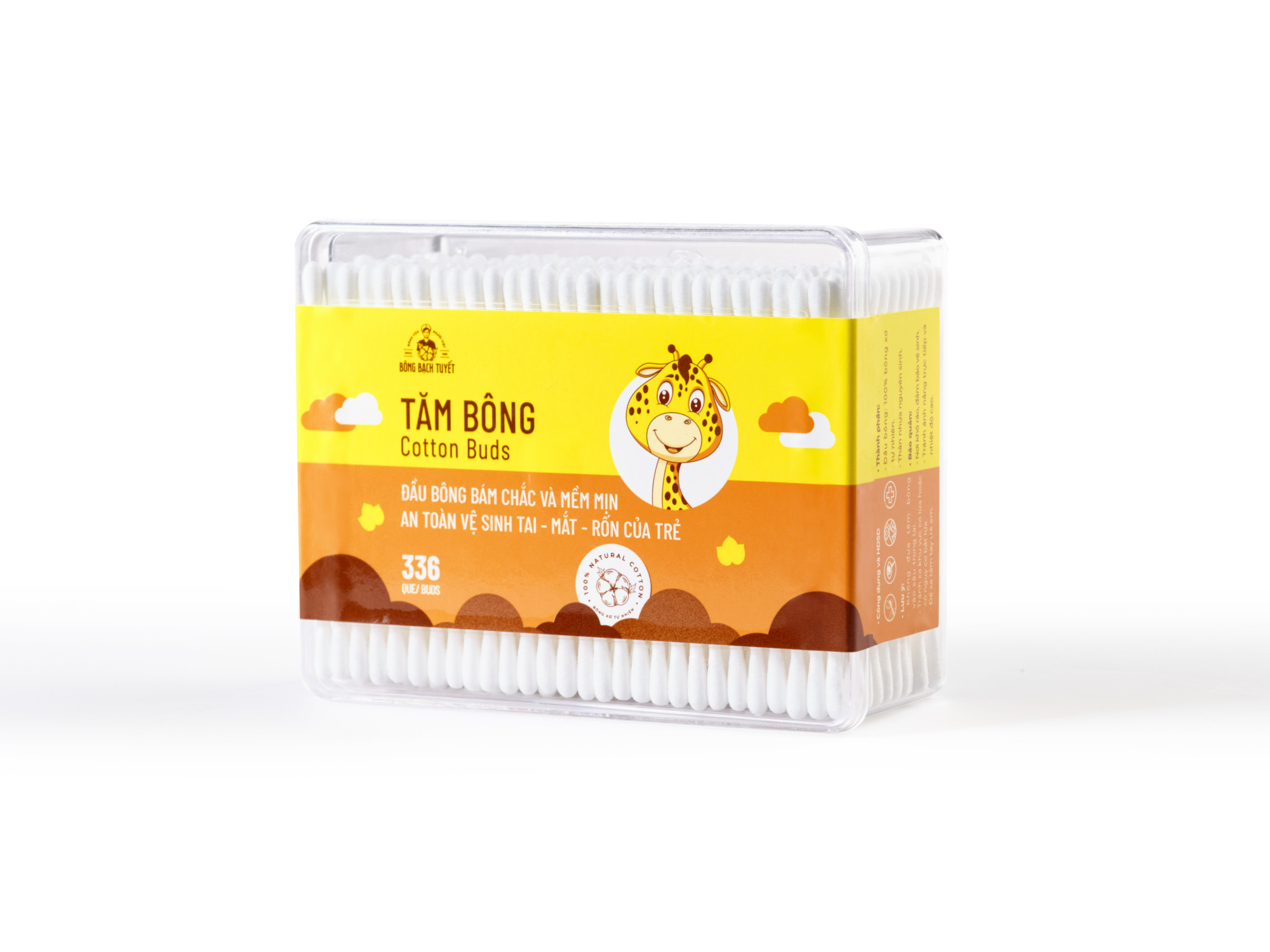 Bông tăm BẠCH TUYẾT hươu vàng_thumbnail_2