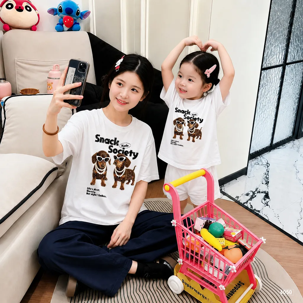 Áo thun gia đình hoạt hình cún cực cool Kado 4050_thumbnail_5