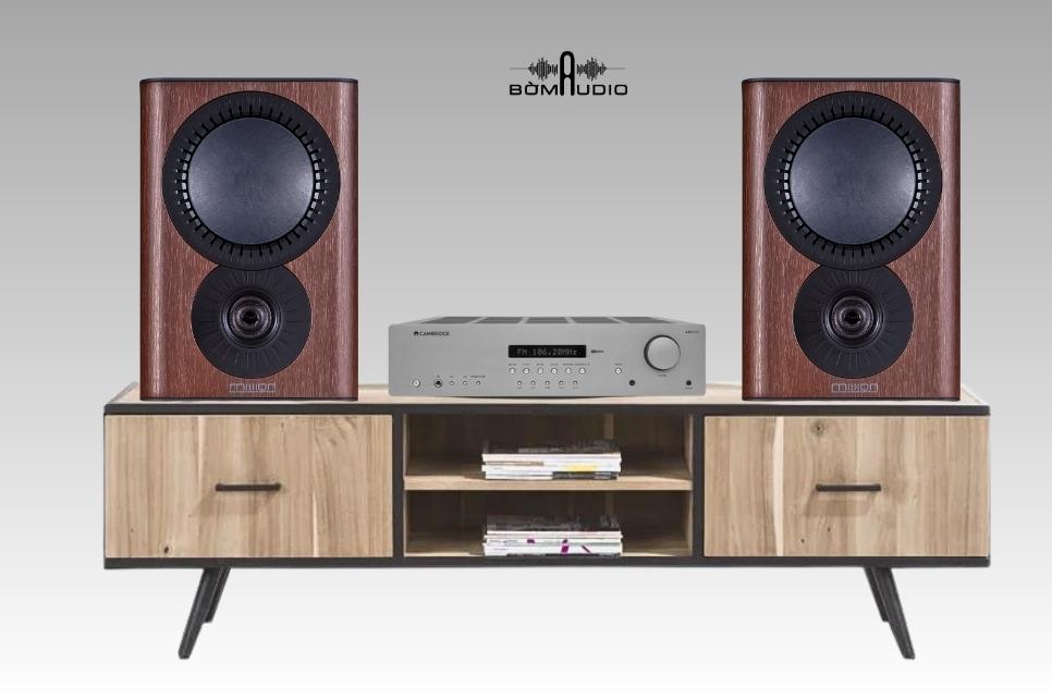 Combo Amply CAMBRIDGE AXR100 + Loa MISIION QX2 MKII - B51