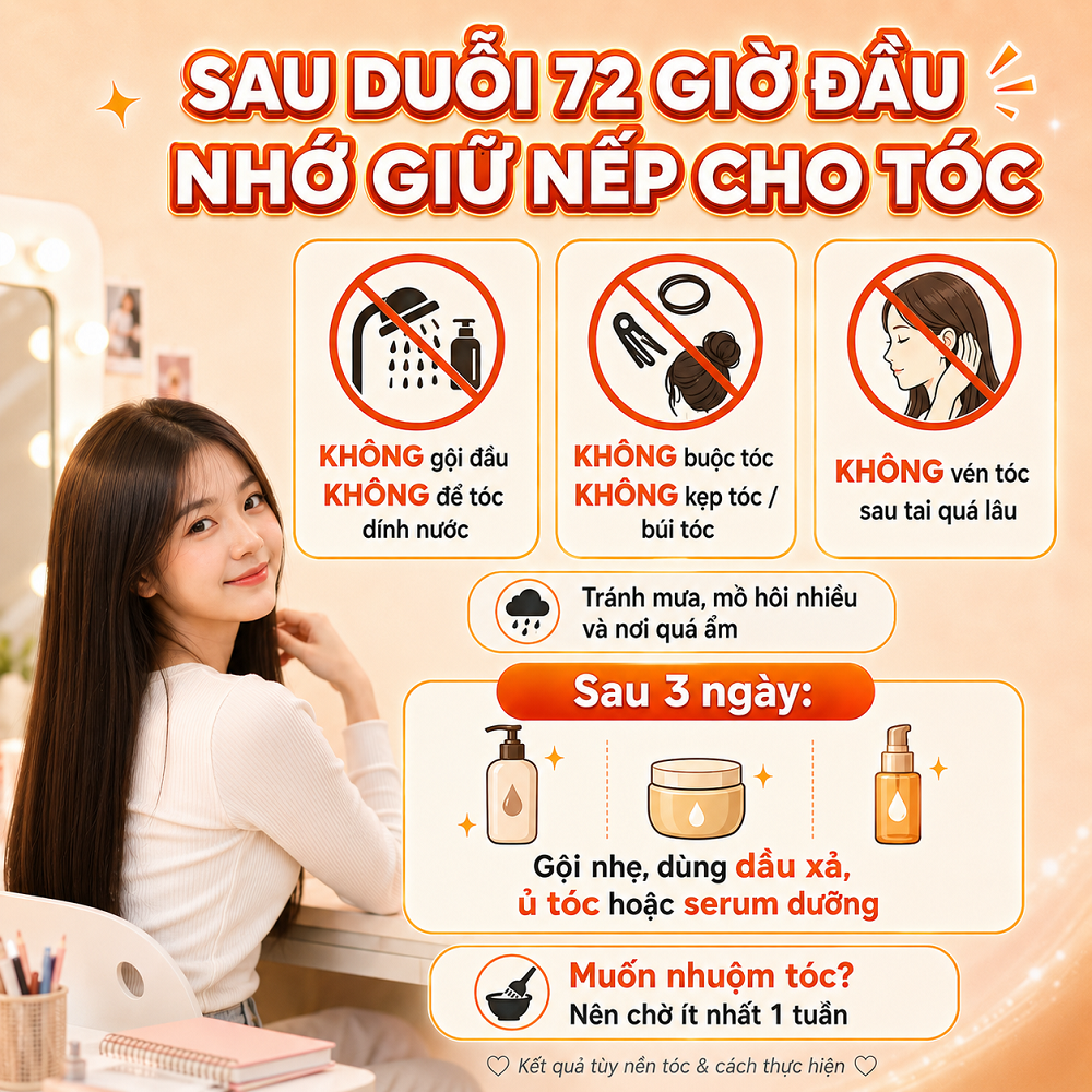 Kem Duỗi Tóc Lavox Strong Hộp Cam 2 Hũ, Hỗ Trợ Tóc Thẳng Mượt Tại Nhà, Tặng Lược 2 Đầu & Găng Tay_thumbnail_7
