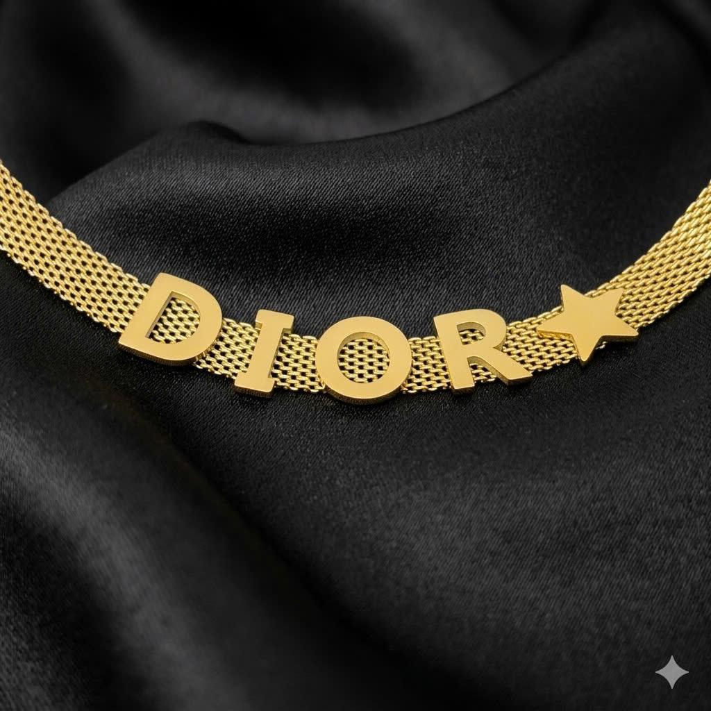 vòng tay titan vàng dải chữ DIOR_thumbnail_2