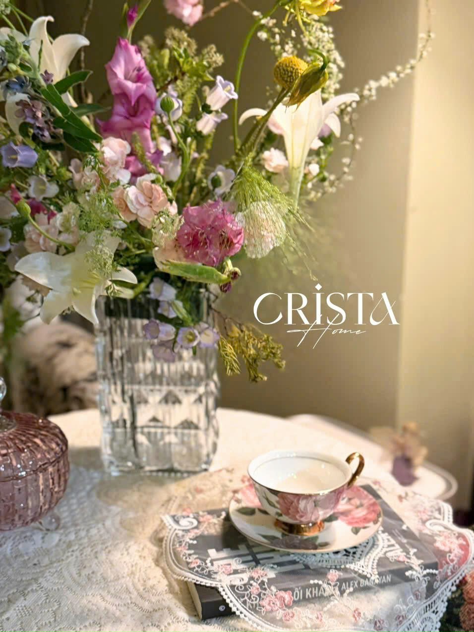 Bình cắm hoa thủy tinh vân kim cương 4 tầng CRISTA HOME 60241_thumbnail_10
