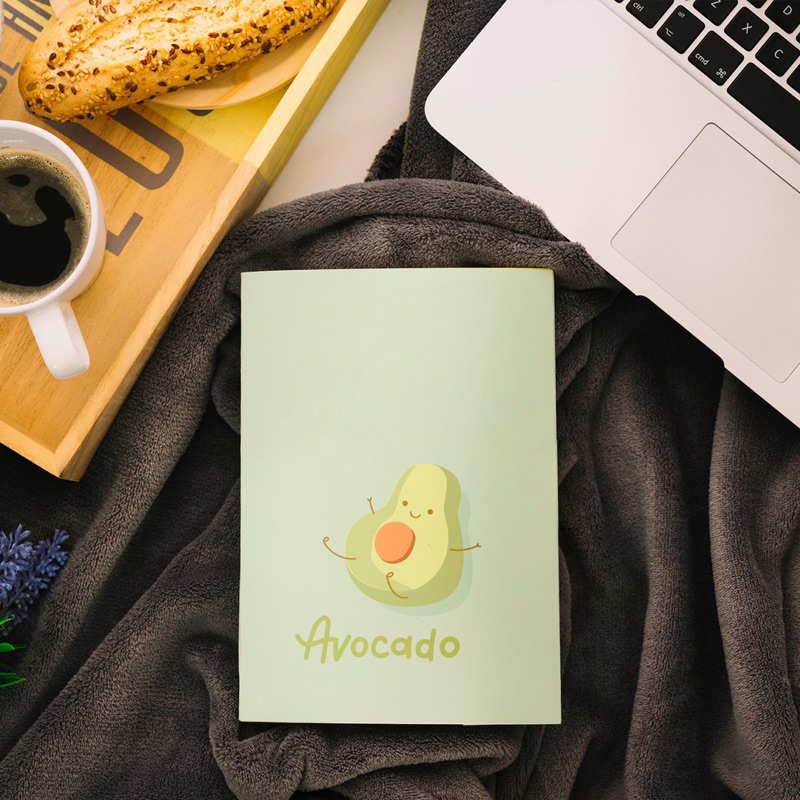 Giấy bao tập hoạ tiết BÉ BƠ - AVOCADO siêu đáng yêu - Giấy bóng dày chất lượng, hình in rõ nét, màu sắc tươi tắn_thumbnail_4