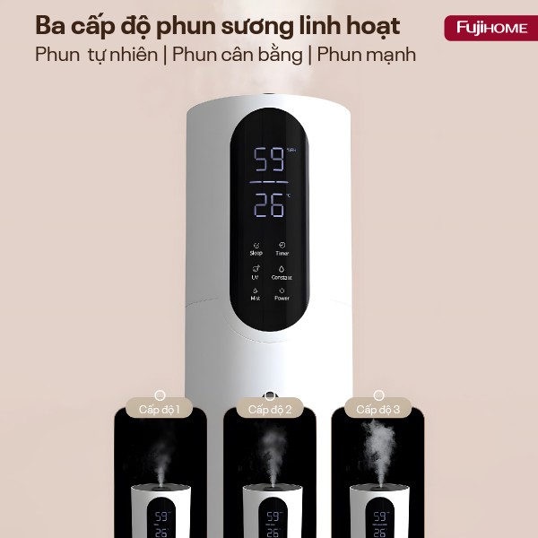 Máy Tạo Ẩm, Xông Tinh Dầu, khử khuẩn UV điều khiển WIFI HM10UV-WIFI_thumbnail_4