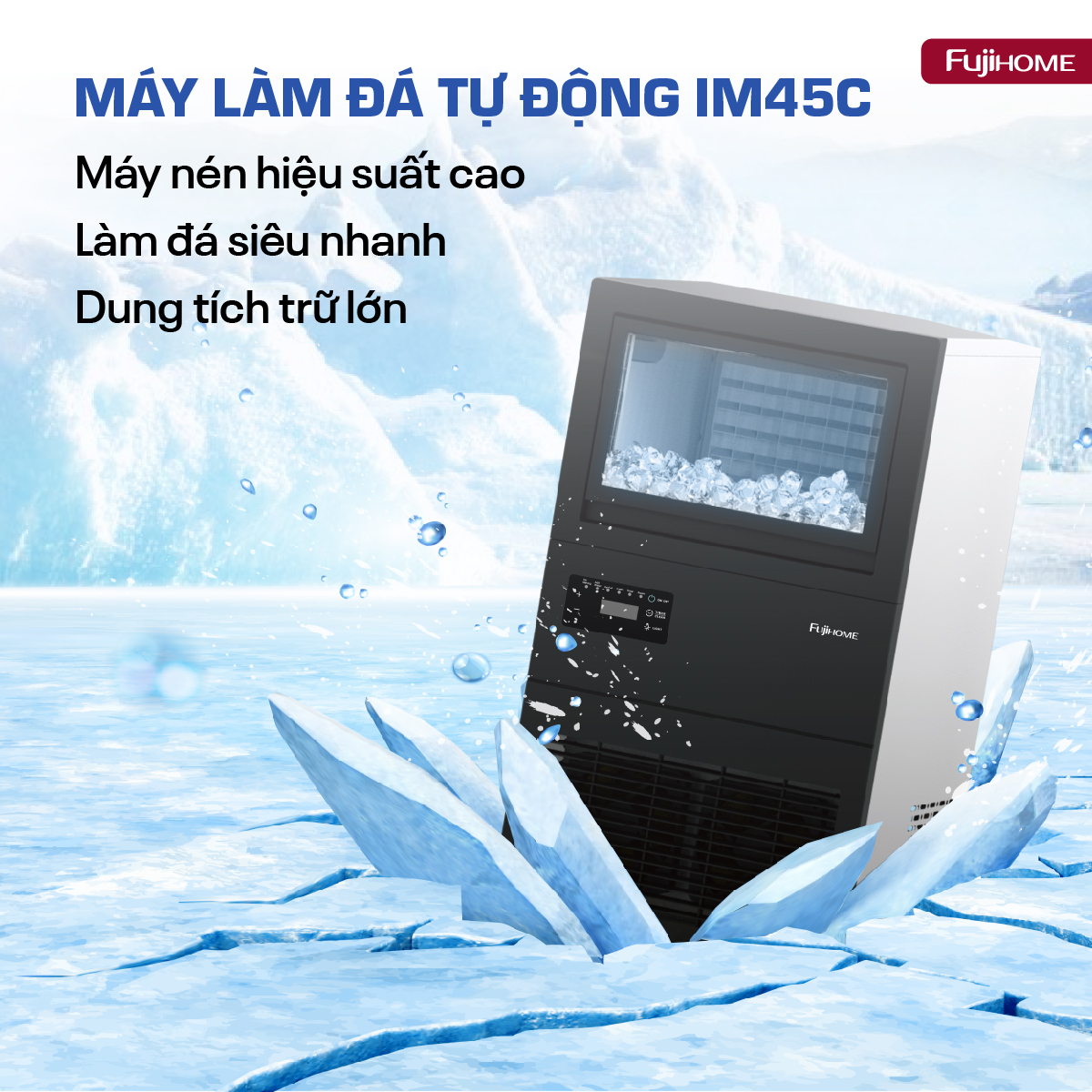 Máy làm đá thương mại kèm lọc nước UF IM45C_thumbnail_13