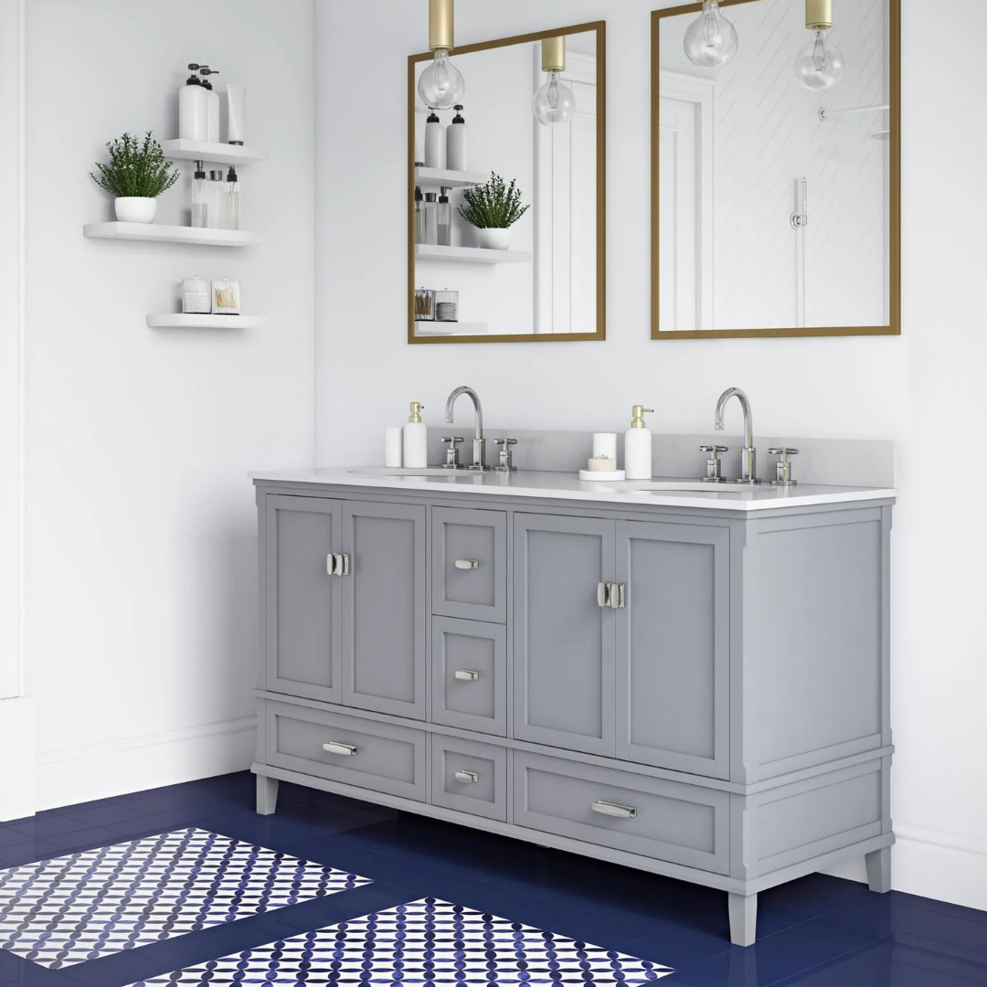 Tủ Lavabo Otum 60 inch màu xám