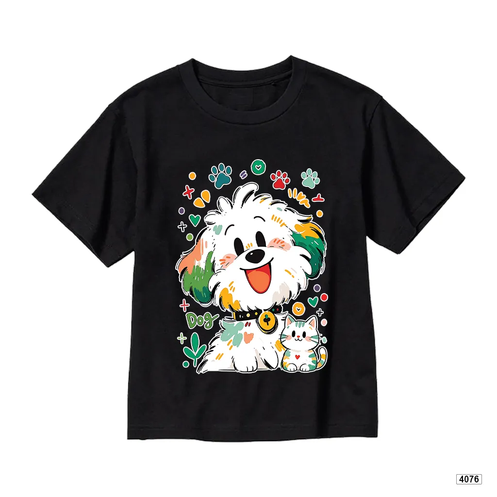 Áo thun bé trai bé gái Cún cầu vòng đáng yêu Kado 4076_thumbnail_8
