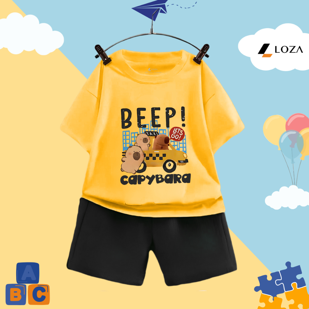 [XẢ KHO SIZE 120] Bộ đồ cho bé trai nhiều mẫu Size 120 - Quần áo bé gái  từ 19-22kg - Loza Kids XB003_thumbnail_4