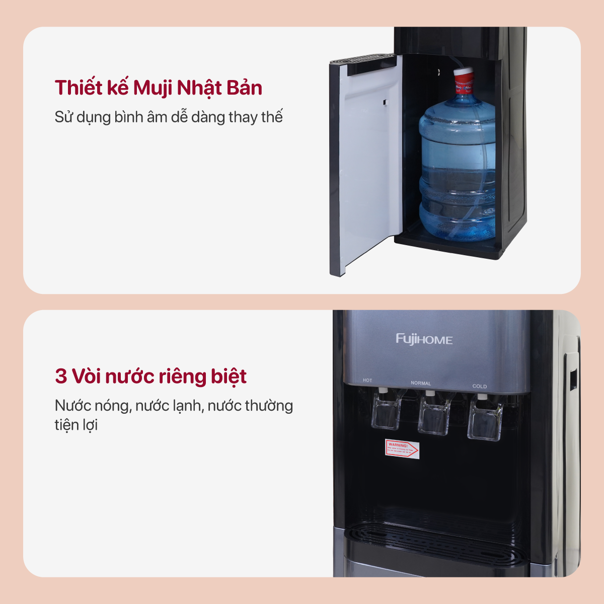 Cây nước nóng lạnh bình âm cao cấp WD211UE_thumbnail_2