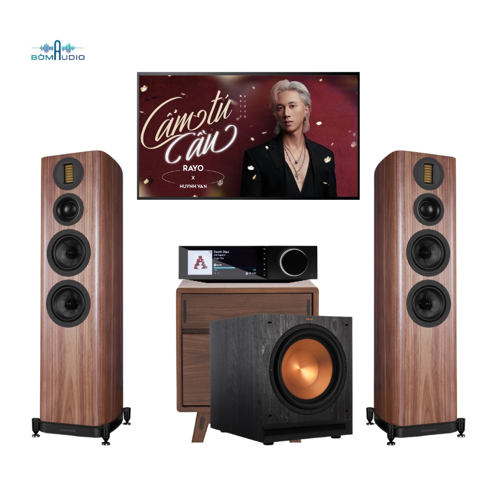 Combo Amply CAMBRIDGE AUDIO EVO 150 + Loa Cột WHARFEDALE EVO 5.4 + Loa Subwoofer KLIPSCH SPL-120  – CK6_thumbnail_1