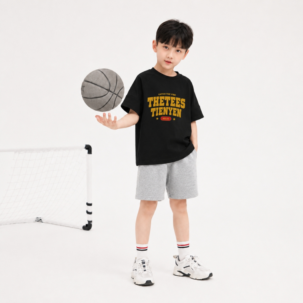 Set bộ bé trai chữ THETEES TIENYEN - Loza Kids SB687_thumbnail_0