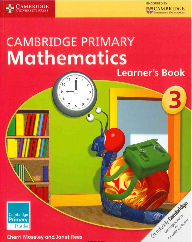 Sách Cambridge Primary Mathematics 3 Learner’s book (1st Edition) - Bản in laser đẹp nét