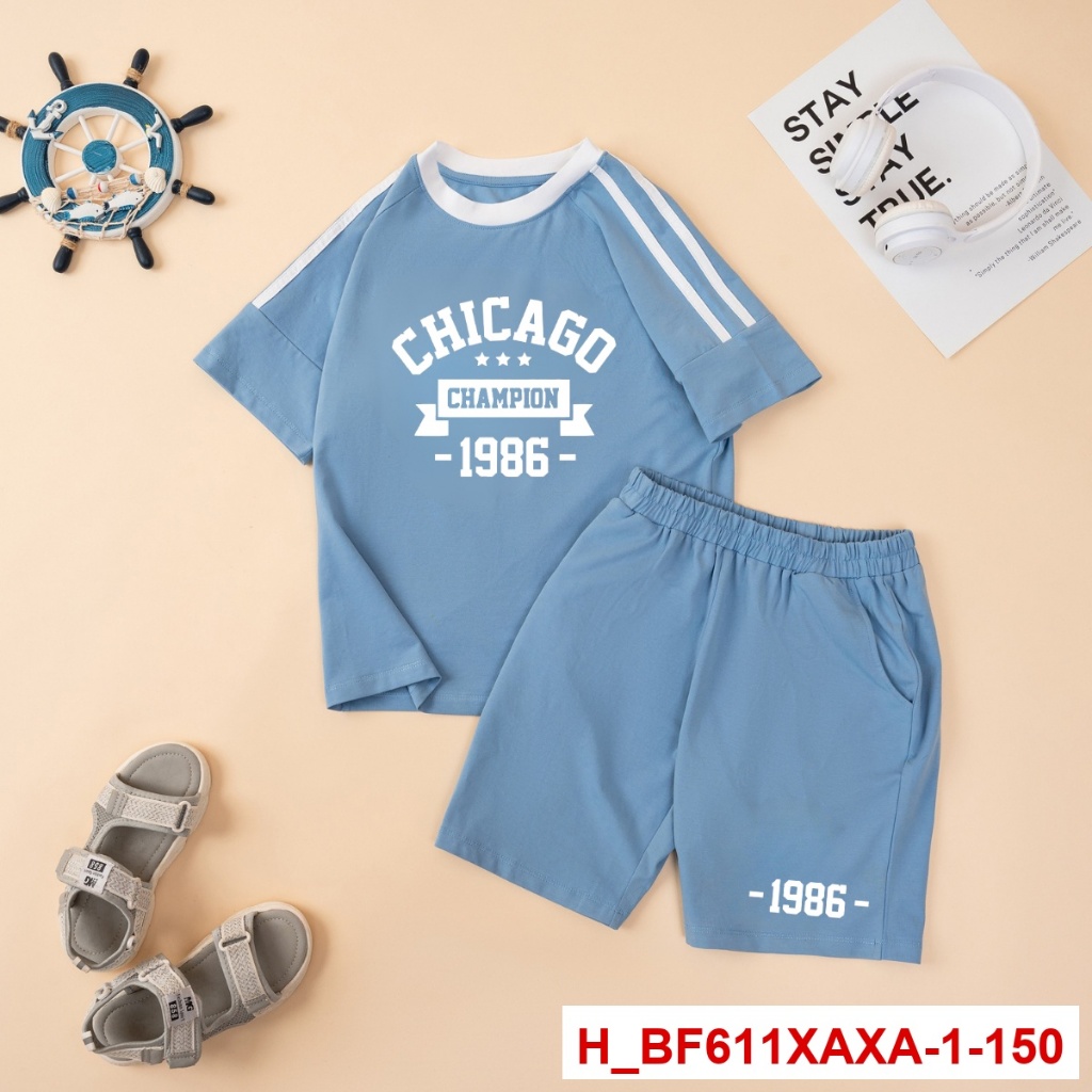 [XẢ KHO] Set bộ thun phối bé trai, bé gái lẻ size size từ 15-40kg - Loza Kids XABF01_thumbnail_44