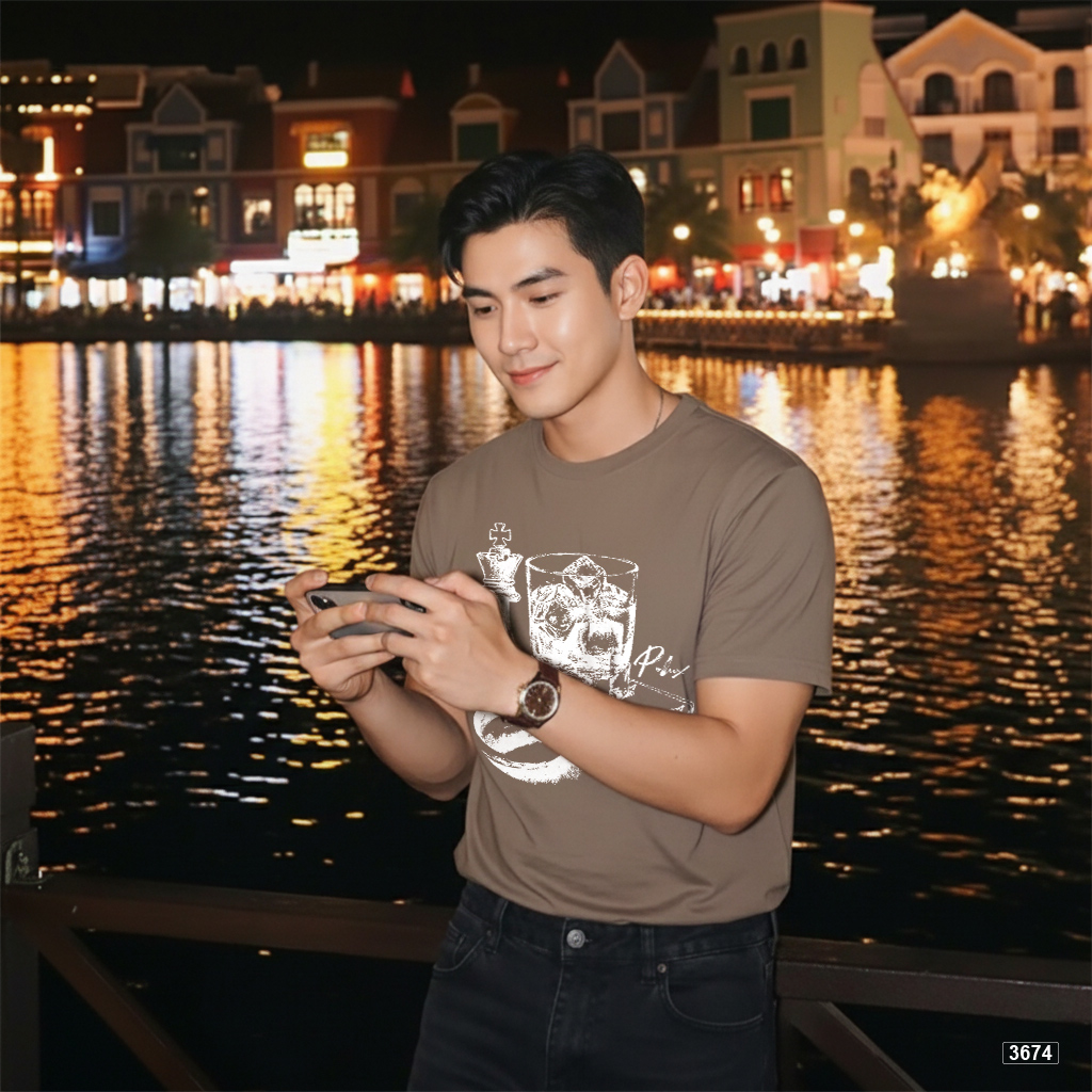 Áo thun nam form rộng phong cách đường phố Polux 3674_thumbnail_4