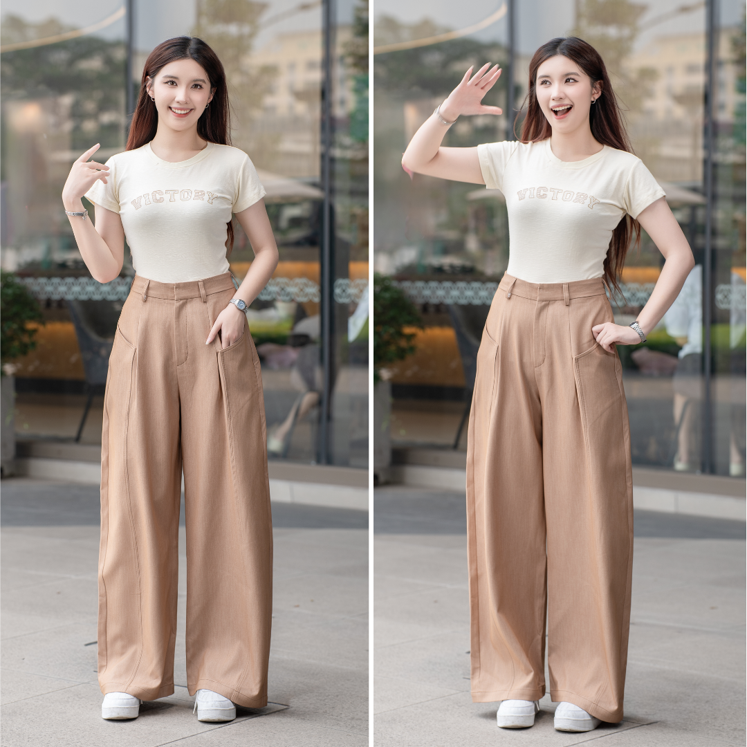 Q6 - Quần Dài Tây Ống Suông Cạp Khuy